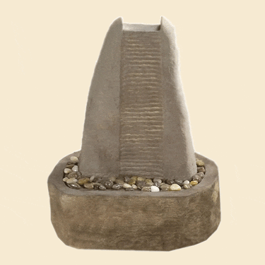 Rustic Ridge Outdoor Cast Stone Garden Fountain Fountain Tuscan